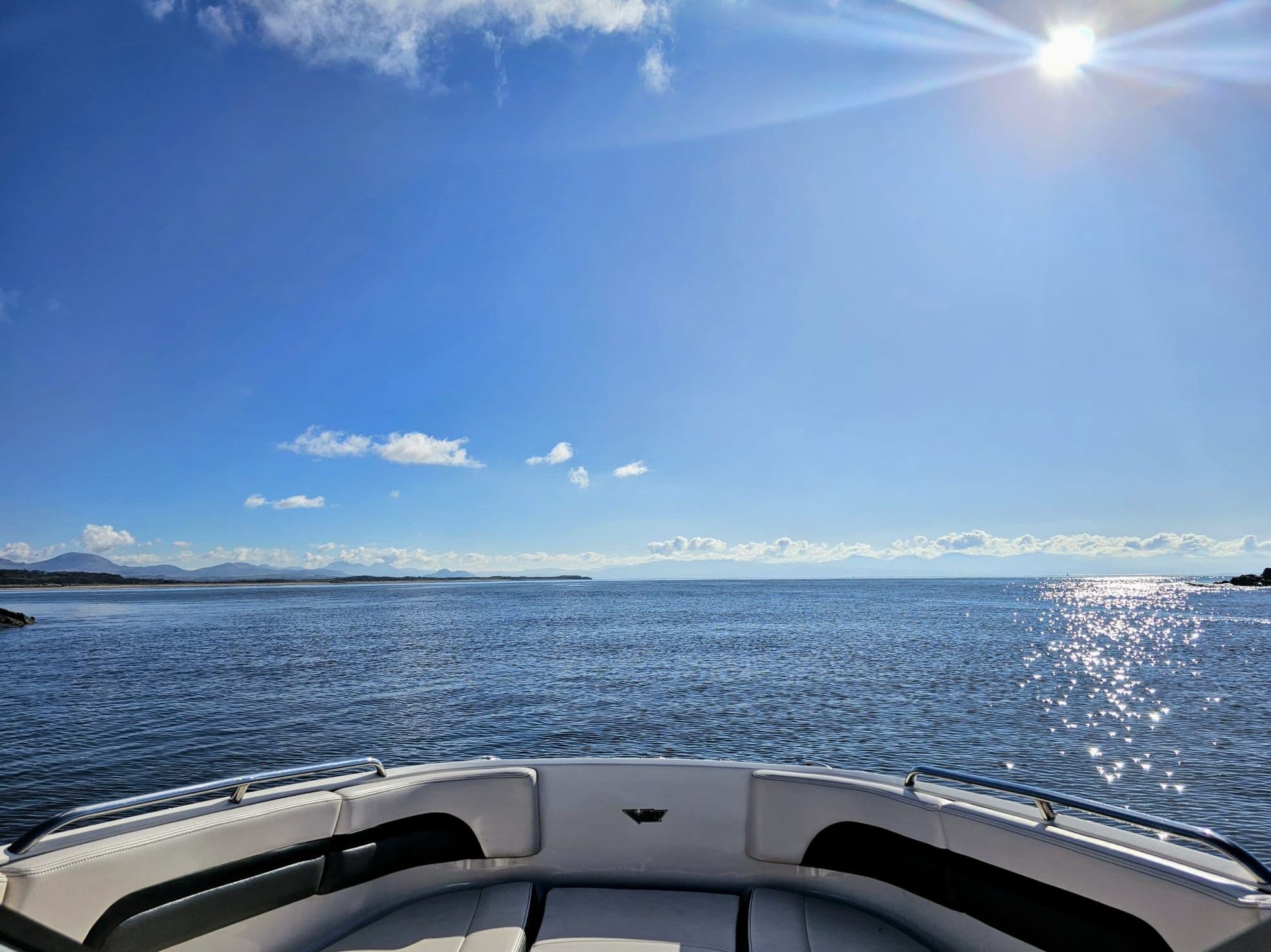 View from a boat on the West Coast
